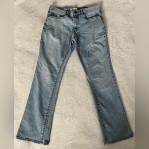 Urban Pipeline Men’s Light Blue Bootcut Jeans, Size 32x34